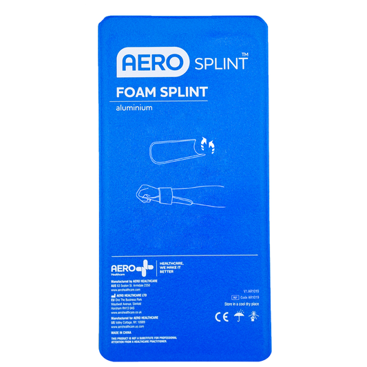 AEROSPLINT Short Aluminium Foam Splint 22 x 11cm