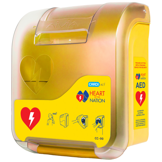 CARDIACT Alarmed AED Cabinet 'Heart of the Nation'
