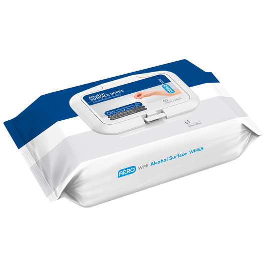 75% Alcohol Surface Wipes 60-Hand Sanitizers & Wipes-AERO-Assurance Training and Sales