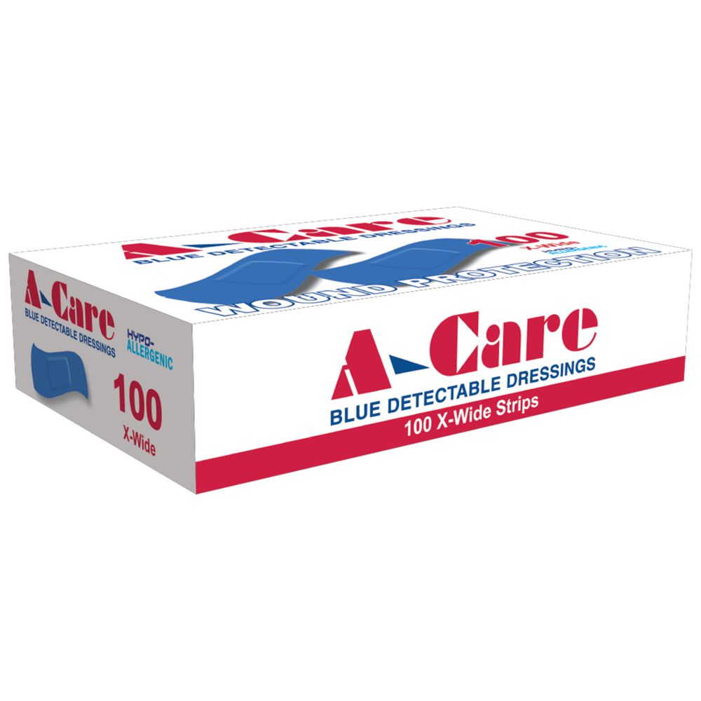 A-CARE Detectable Blue Bandaids-Wound Dressing-AERO-Assurance Training and Sales