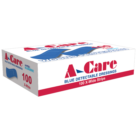 A-CARE Detectable Blue Bandaids-Wound Dressing-AERO-Assurance Training and Sales