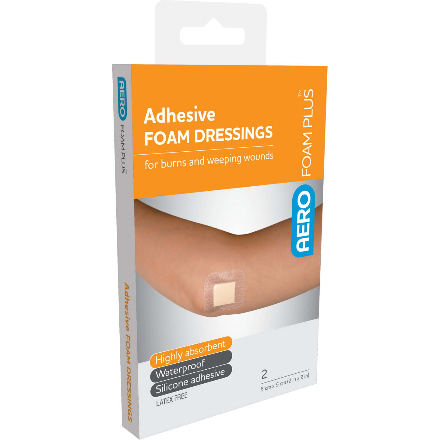AEROFOAM PLUS Adhesive Foam Dressing Range  Box 2