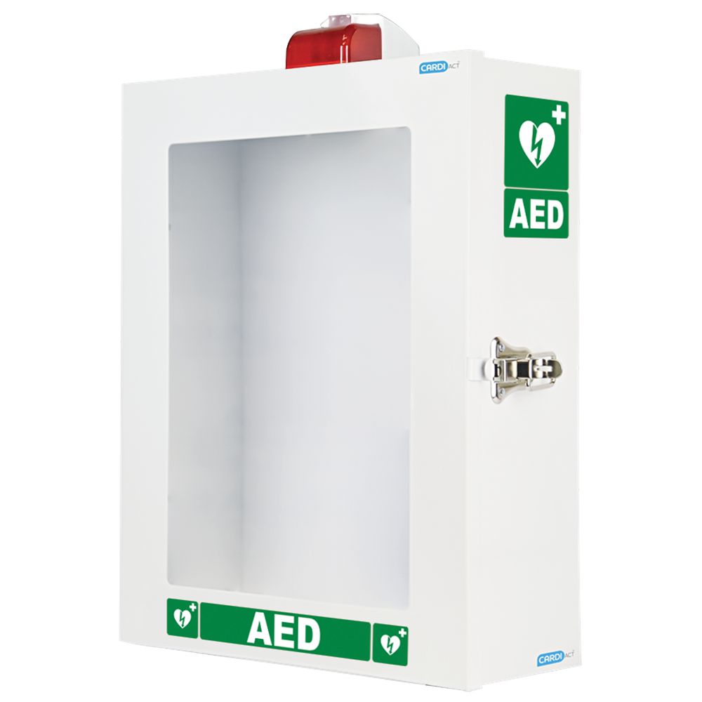 Alarmed Defibrillator Cabinet-AED Cabinet-AERO-Assurance Training and Sales