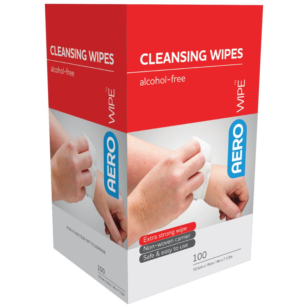 Alcohol-Free Cleansing Wipes Twin Pack 1 pcs-Hand Sanitizers & Wipes-AERO-Assurance Training and Sales