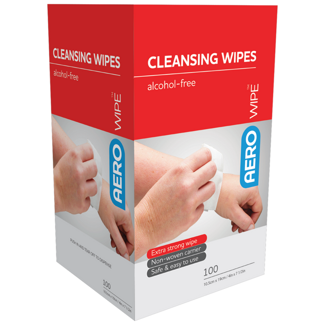 Alcohol-Free Cleansing Wipes Twin Pack 1 pcs-Hand Sanitizers & Wipes-AERO-Assurance Training and Sales