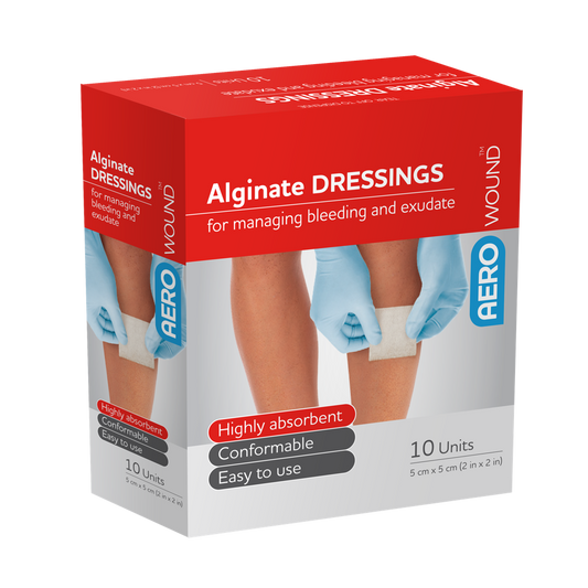 Alginate Dressing Range-Assurance Training and Sales-5 x 5cm-Assurance Training and Sales