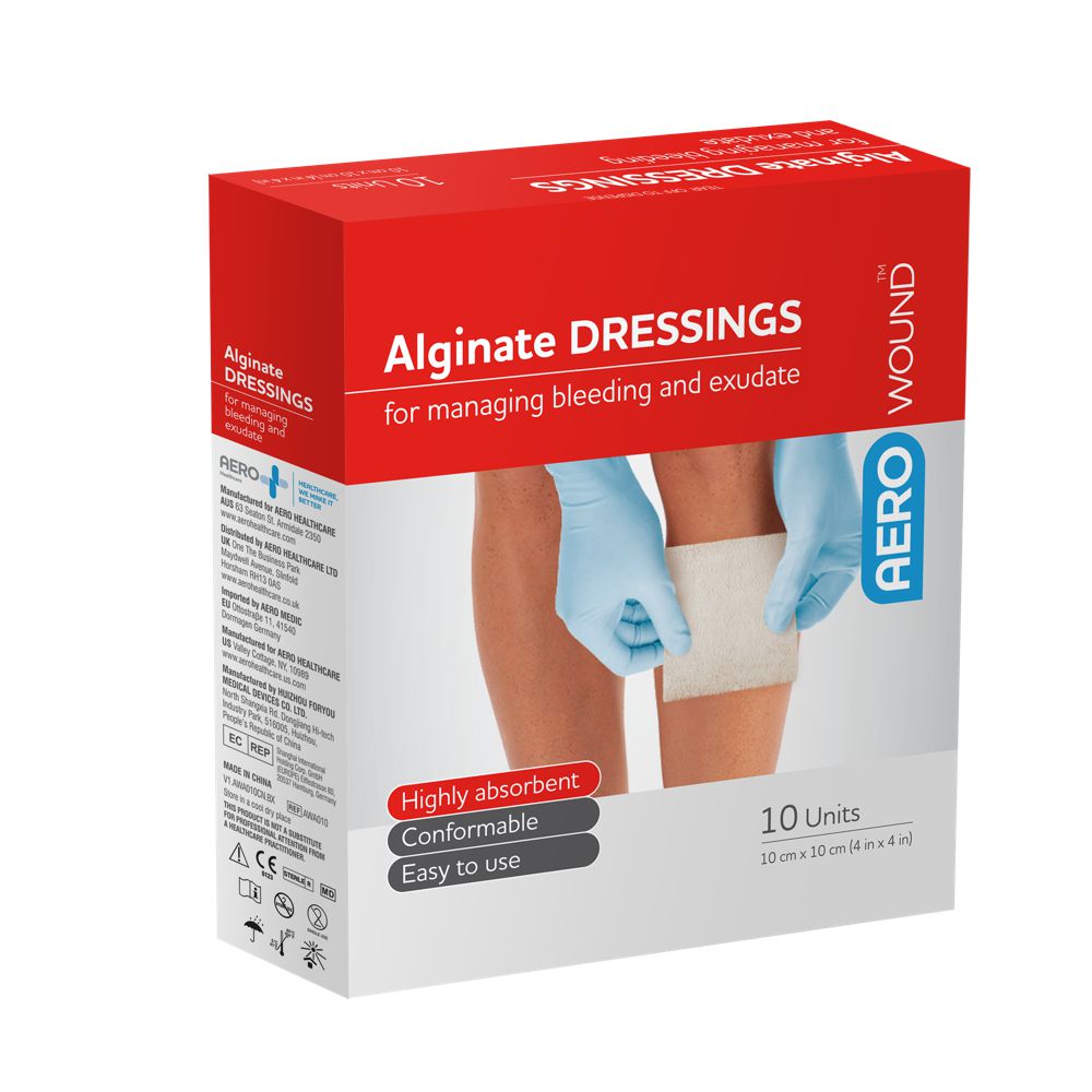 Alginate Ulcer Dressings-Alginate Wound Dressing-Assurance Training and Sales-10 x 10cm-Assurance Training and Sales