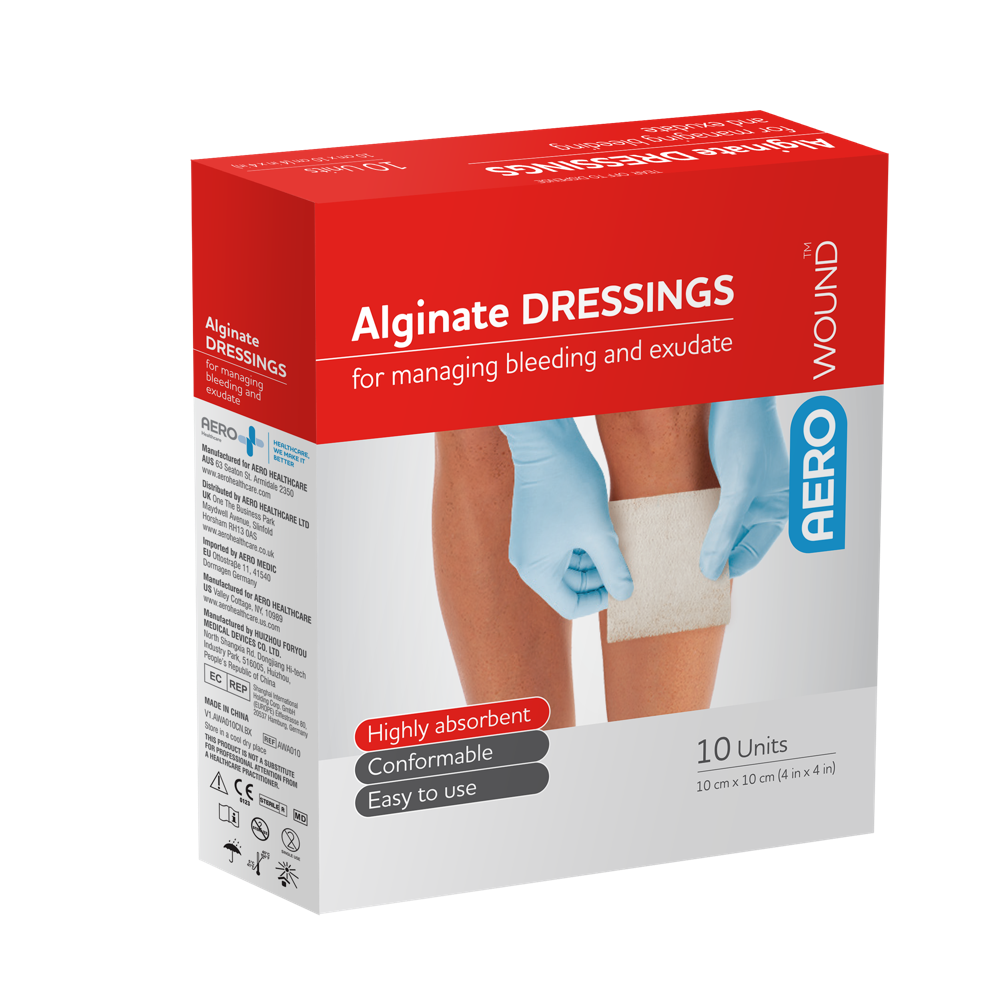 Alginate Ulcer Dressings-Alginate Wound Dressing-Assurance Training and Sales-10 x 10cm-Assurance Training and Sales