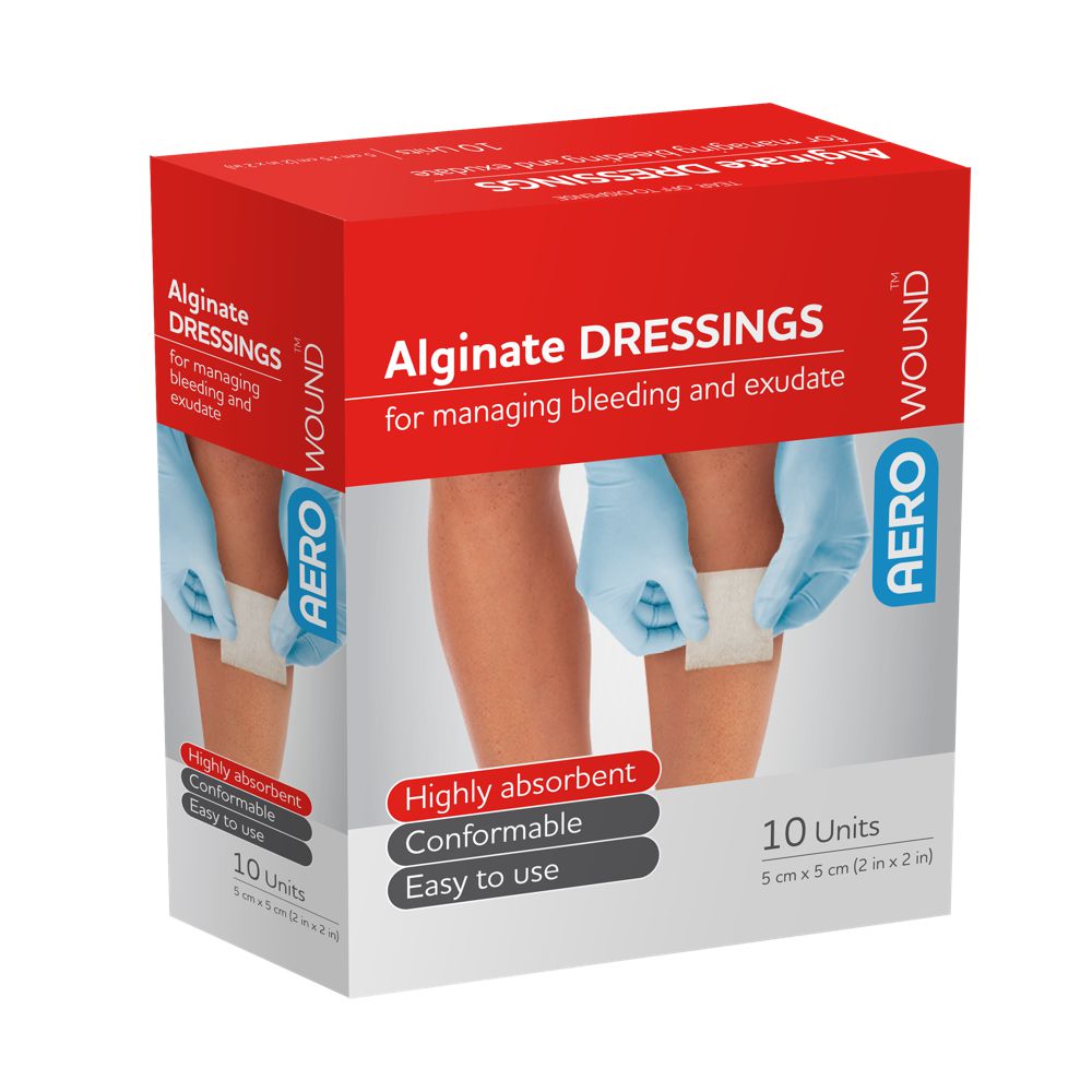 Alginate Ulcer Dressings-Alginate Wound Dressing-Assurance Training and Sales-5 x 5cm-Assurance Training and Sales