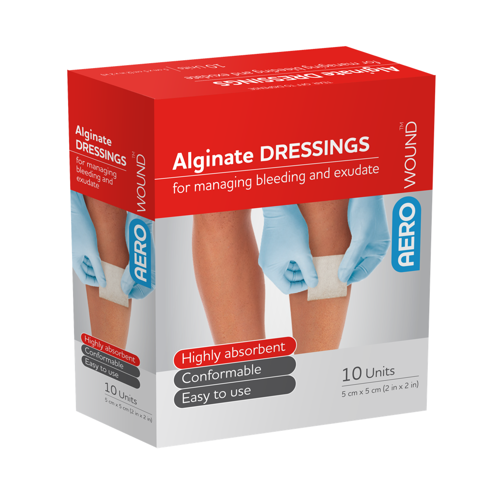 Alginate Ulcer Dressings-Alginate Wound Dressing-Assurance Training and Sales-5 x 5cm-Assurance Training and Sales