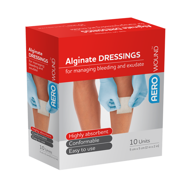 Alginate Ulcer Dressings-Alginate Wound Dressing-Assurance Training and Sales-5 x 5cm-Assurance Training and Sales