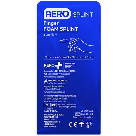 Aluminium Foam Splint Range-Aluminium splints-AERO-Aluminium Foam Splint Finger-Assurance Training and Sales