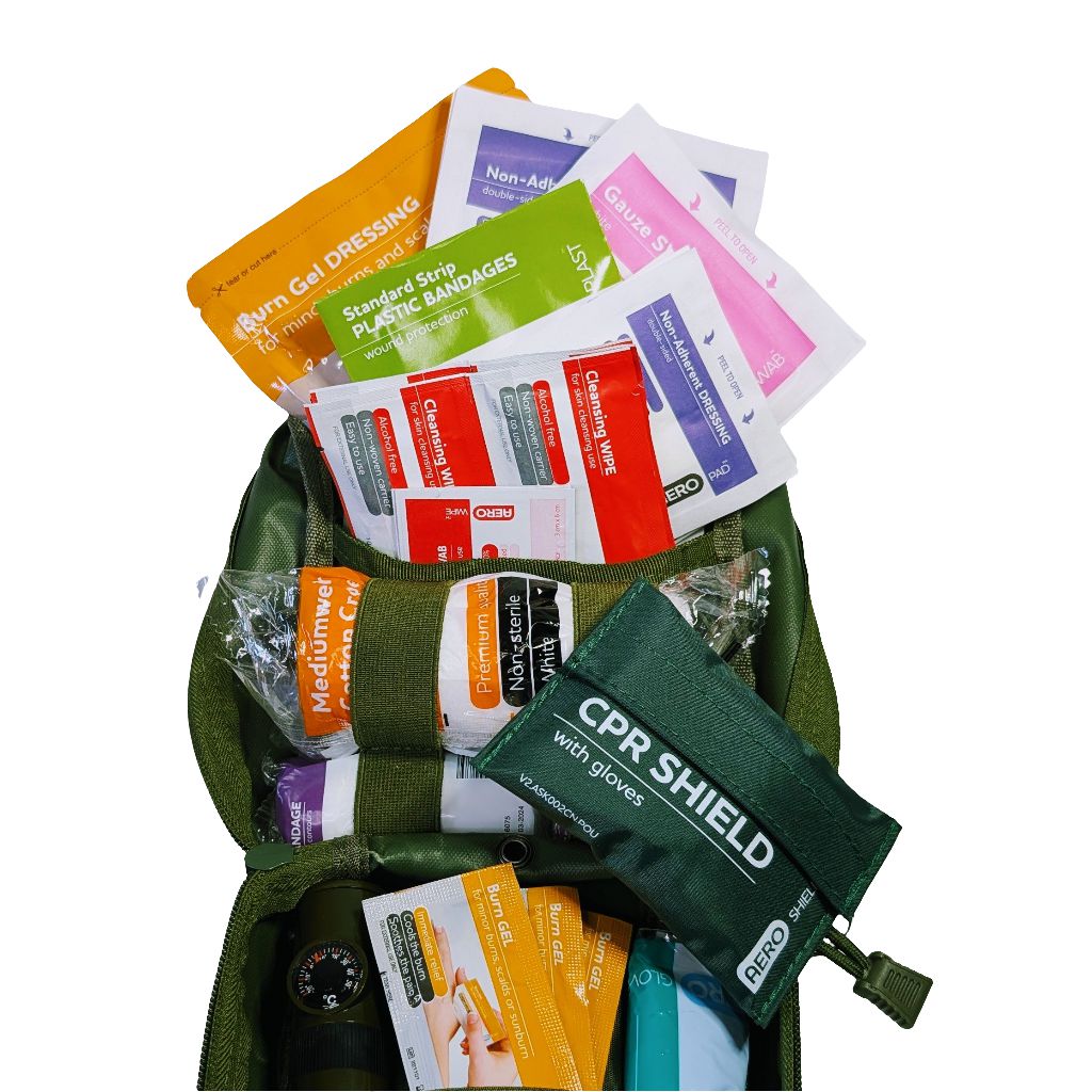 Assurance Family First Aid Kit-First Aid Kit Camping Outdoor-Assurance Training and Sales-Green-Assurance Training and Sales