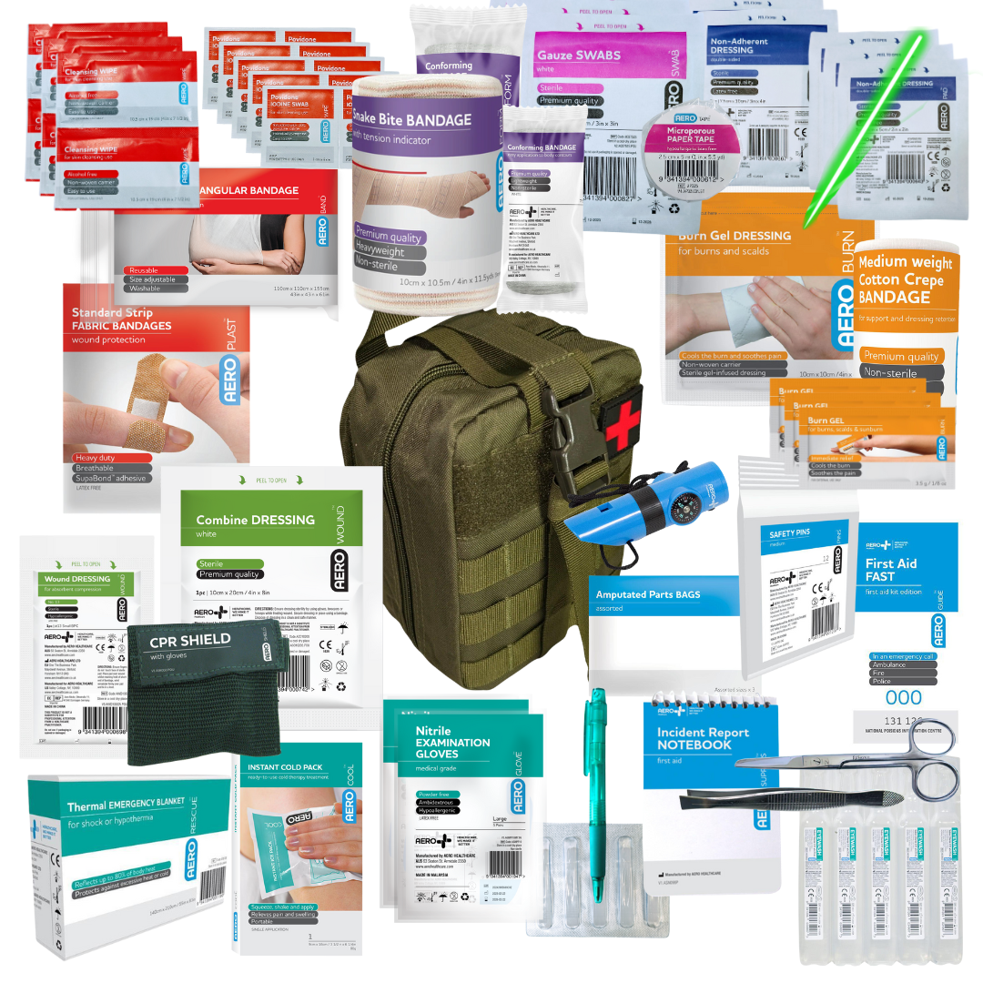 Assurance Family First Aid Kit-First Aid Kit Camping Outdoor-Assurance Training and Sales-Green-Assurance Training and Sales