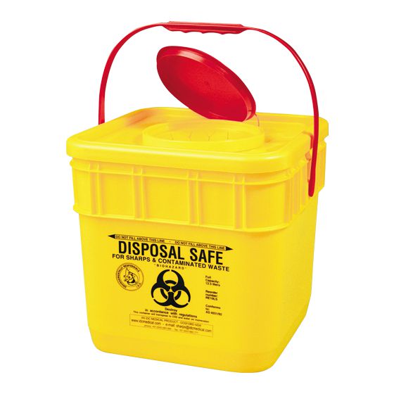 Bio Sharps Disposal Container 12.5L-Sharps Disposal Container-AERO-Assurance Training and Sales