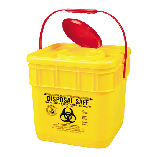 Bio Sharps Disposal Container 12.5L-Sharps Disposal Container-AERO-Assurance Training and Sales