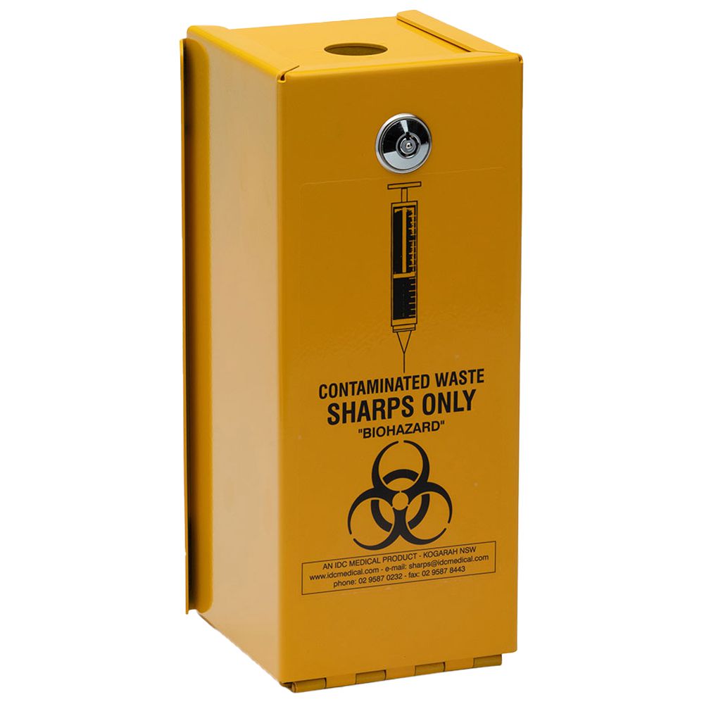 Bio Sharps Safe Steel Disposal Container 1.4L (includes 2 x SD1400)-Sharps Disposal Container-AERO-Assurance Training and Sales