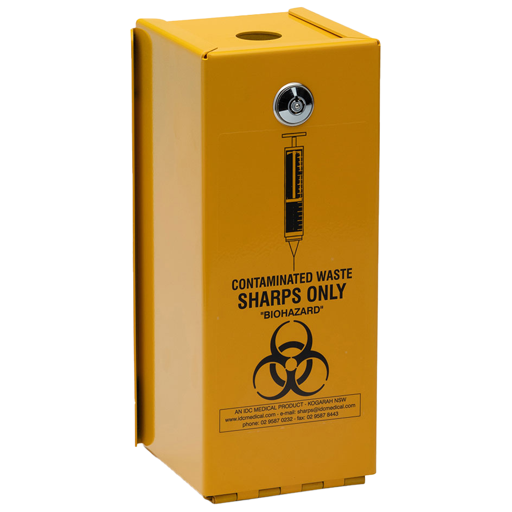 Bio Sharps Safe Steel Disposal Container 1.4L (includes 2 x SD1400)-Sharps Disposal Container-AERO-Assurance Training and Sales