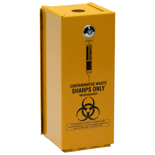 Bio Sharps Safe Steel Disposal Container 1.4L (includes 2 x SD1400)-Sharps Disposal Container-AERO-Assurance Training and Sales