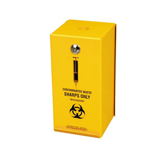 Bio Sharps Safe Steel Disposal Container 2L (includes 2 x SD2000)-Sharps Disposal Container-AERO-Assurance Training and Sales