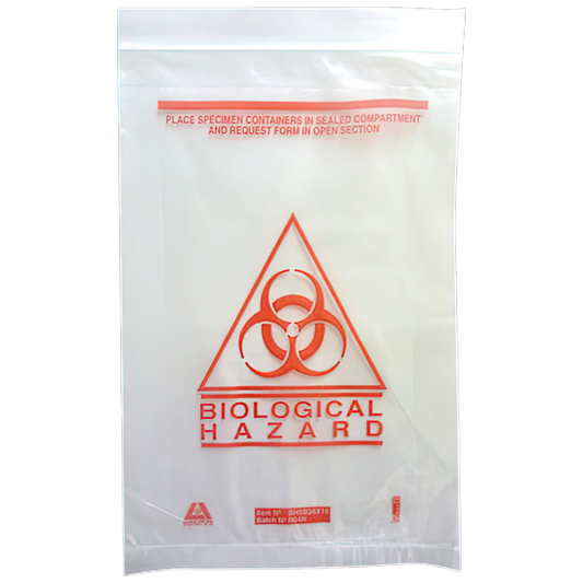 Bio Waste Bag 255 x 160mm-Biohazardous Waste Bag-AERO-Assurance Training and Sales