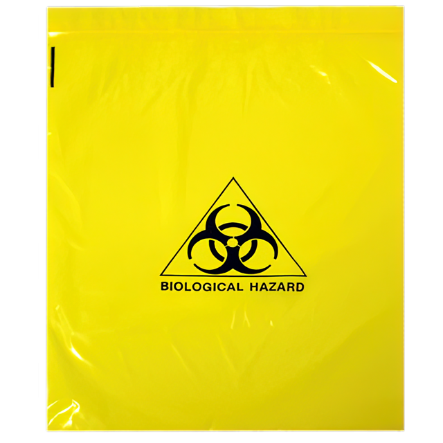 Bio Waste Bag 4L - Press Seal-Biohazardous Waste Bag-AERO-Assurance Training and Sales