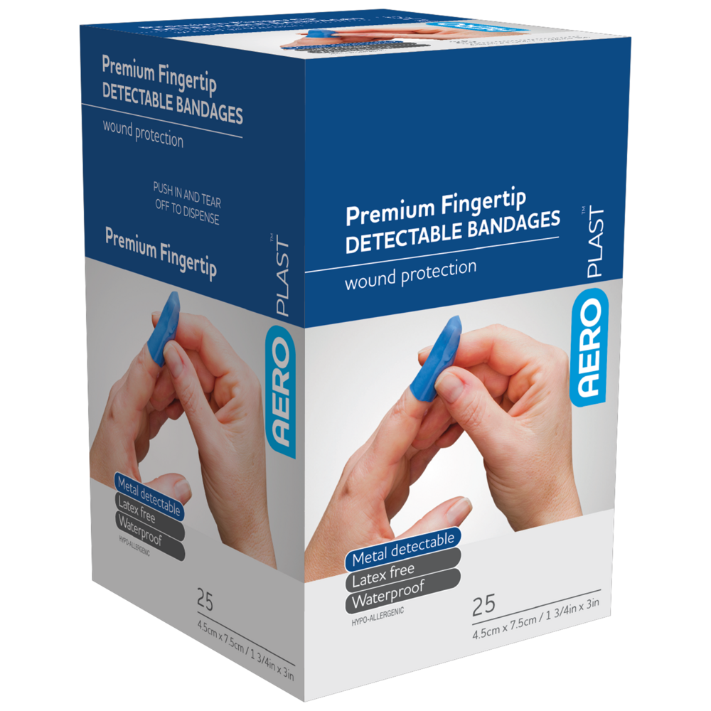 Blue Fingertip Bandaids-Dressings-AERO-Assurance Training and Sales