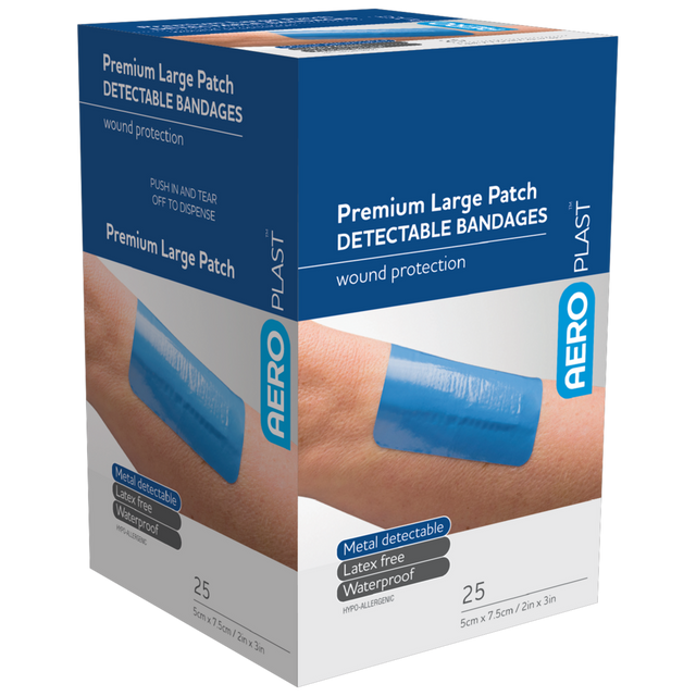 Blue Large Patch Bandaids-AERO-Assurance Training and Sales