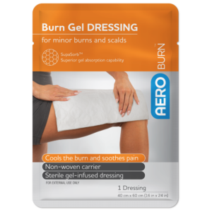 Burn Gel Dressing Range-Burn Gel Dressings water based-AERO-40 x 60cm single-Assurance Training and Sales