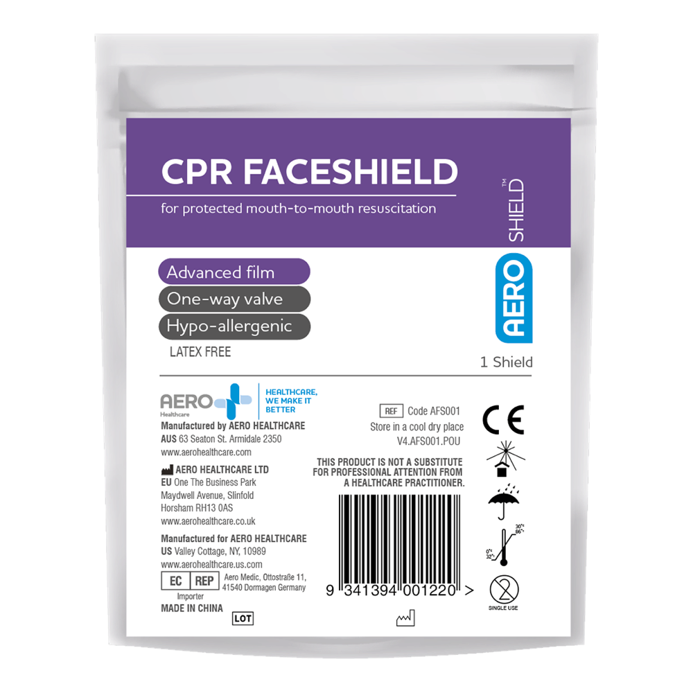 CPR Face Shield-AERO-Assurance Training and Sales