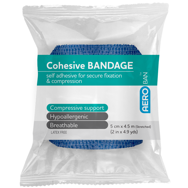 Cohesive Bandage-AERO-2.5cm x 4.5M single-Assurance Training and Sales