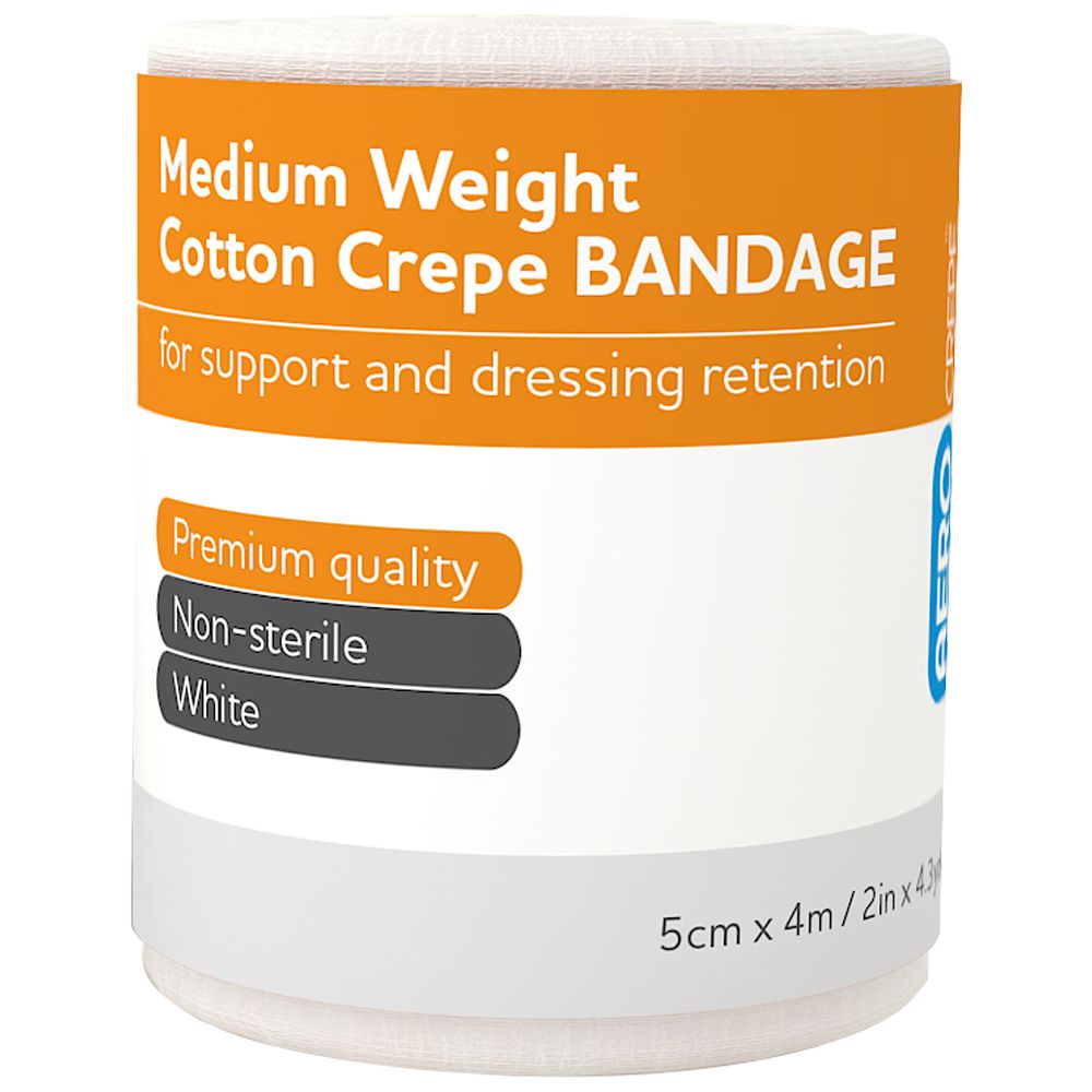 Crepe Bandages-Crepe Bandage-AERO-5cm x 4m single-Assurance Training and Sales