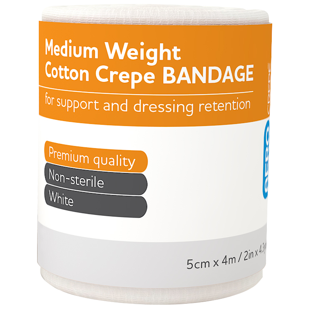 Crepe Bandages-Crepe Bandage-AERO-5cm x 4m single-Assurance Training and Sales