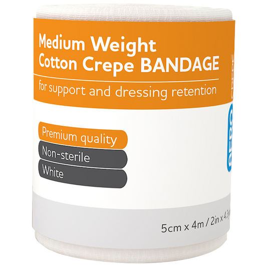 Crepe Bandages-Crepe Bandage-AERO-5cm x 4m single-Assurance Training and Sales