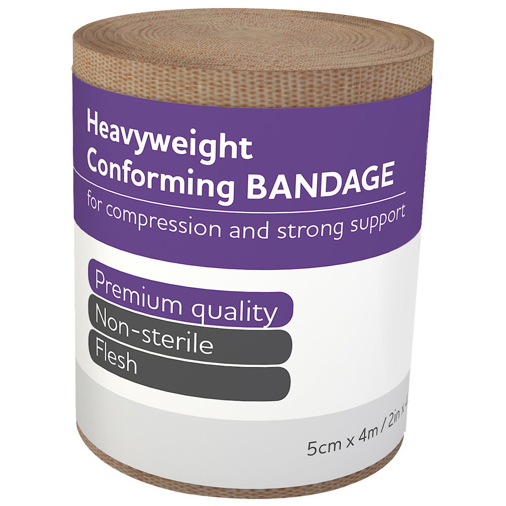 Elastic Heavyweight Conforming Bandages-AERO-5cm x 4m single-Assurance Training and Sales