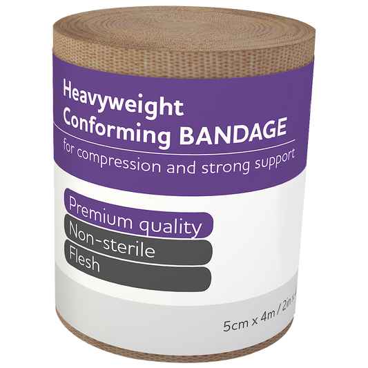 Elastic Heavyweight Conforming Bandages-AERO-5cm x 4m single-Assurance Training and Sales