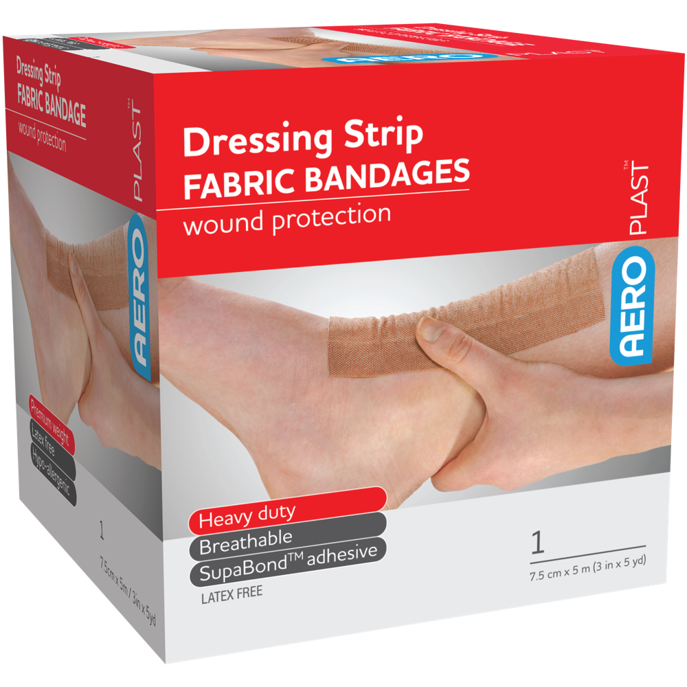 Fabric Dressing Roll Range-Fabric/Cloth Bandainds-AERO-5M-Assurance Training and Sales