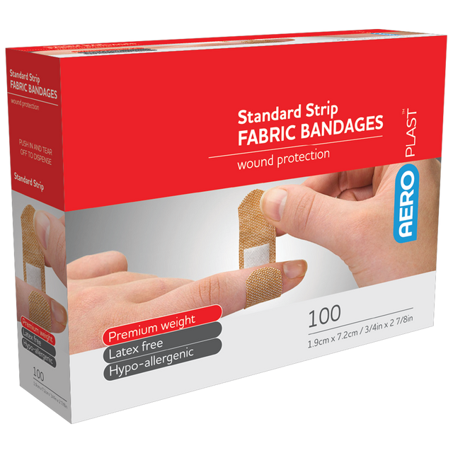 Fabric Standard Bandaid Range-AERO-Box 100-Assurance Training and Sales
