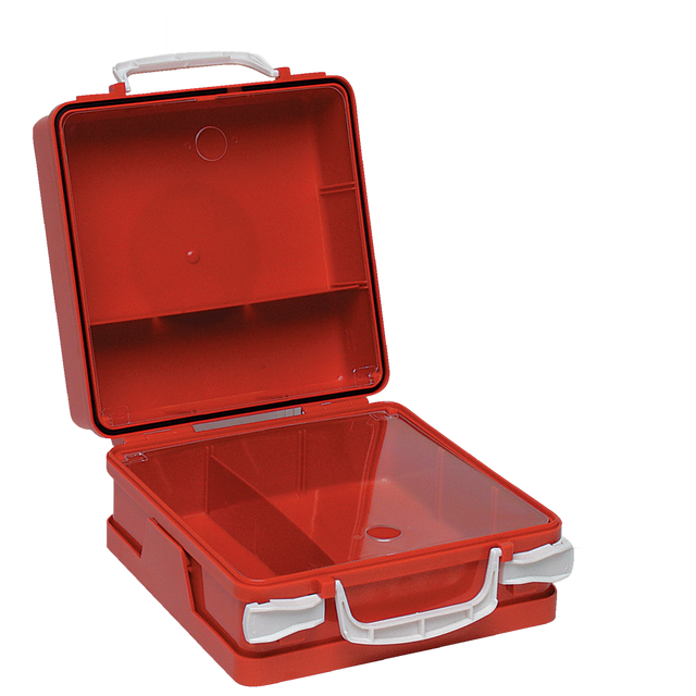 First Aid Case Waterproof Range-AERO-Orange Premier DM 24 x 24 x 12.3cm-Assurance Training and Sales