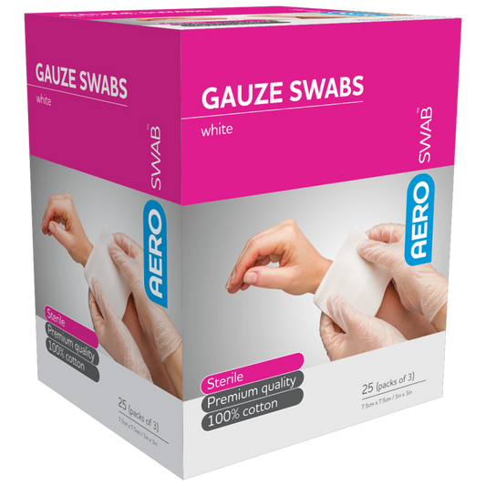 Gauze Swab Box 25-Gause Swabs-AERO-Assurance Training and Sales