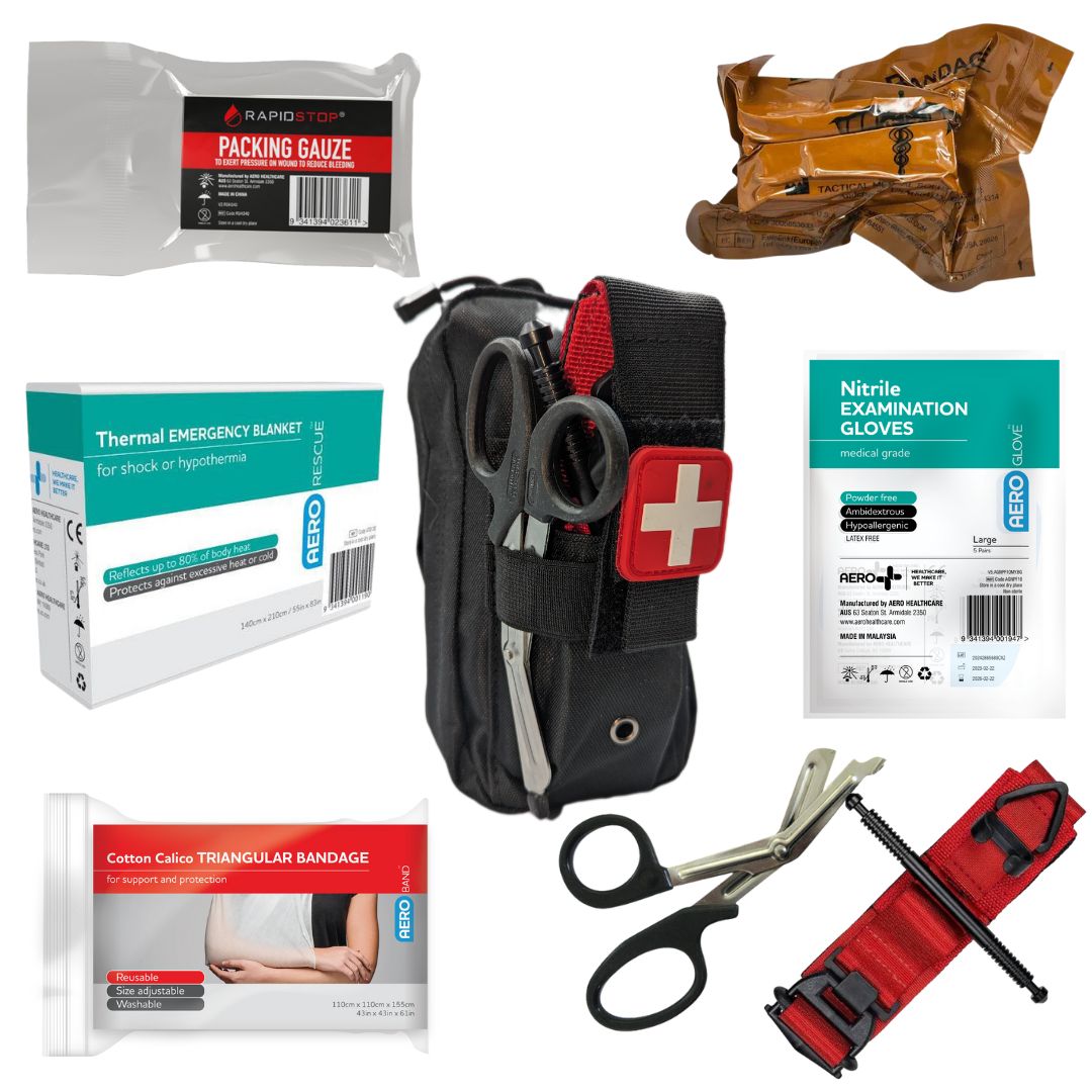 IFAK Survival First Aid Kit-First Aid Kit Camping Outdoor-Assurance Training and Sales-Black-Assurance Training and Sales