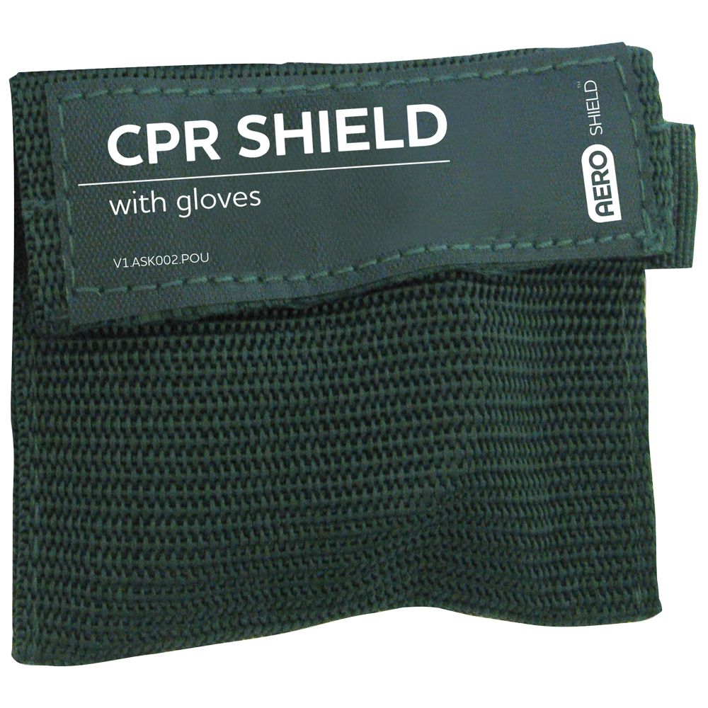 Key Ring CPR Face Shield + Gloves-CPR Shield-AERO-Assurance Training and Sales