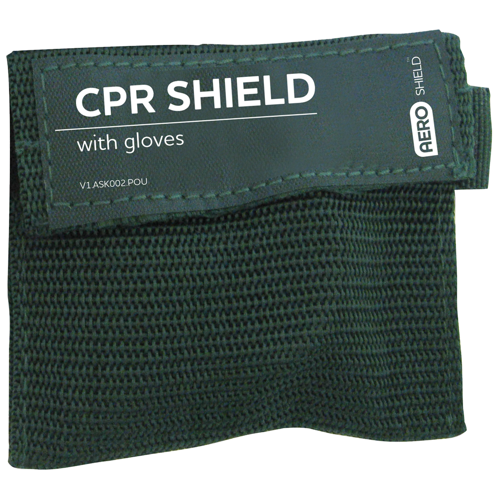 Key Ring CPR Face Shield + Gloves-CPR Shield-AERO-Assurance Training and Sales