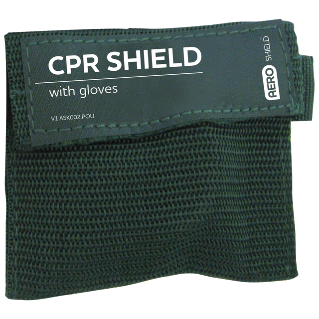 Key Ring CPR Face Shield + Gloves-CPR Shield-AERO-Assurance Training and Sales