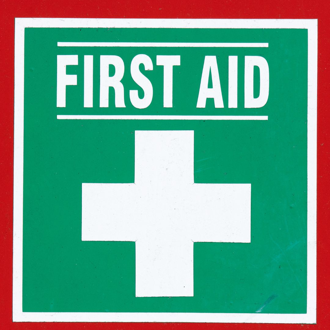 Laminated First Aid Sign-First Aid Sign-Assurance Training and Sales-Assurance Training and Sales