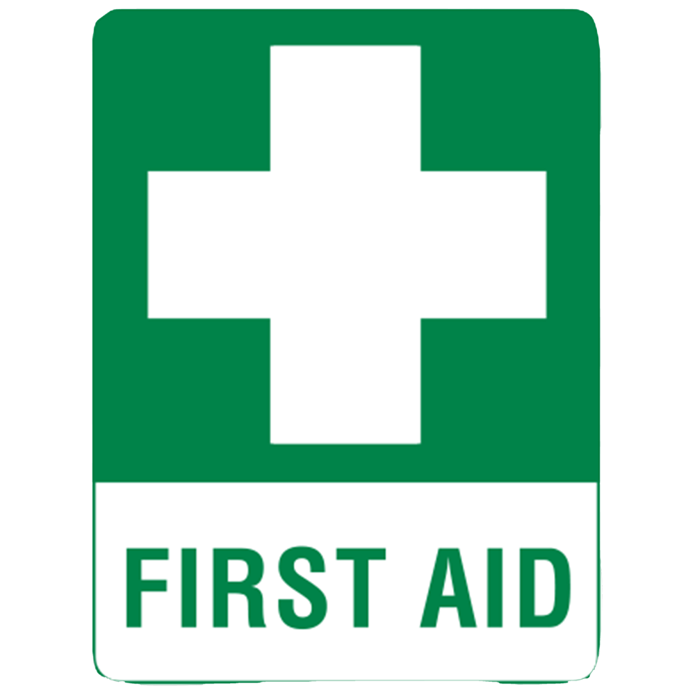 Large Metal First Aid Sign-First Aid Sign-AERO-Assurance Training and Sales