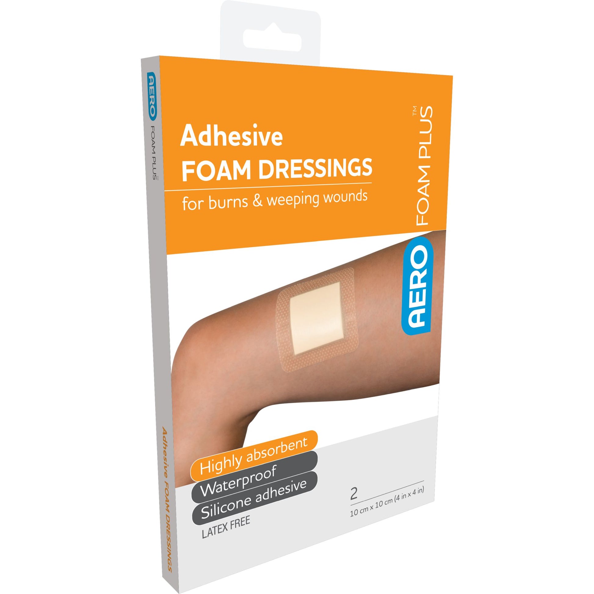 Leaky Wound Foam Dressings-Foam Wound Dressing-AERO-10 x 10cm-Assurance Training and Sales