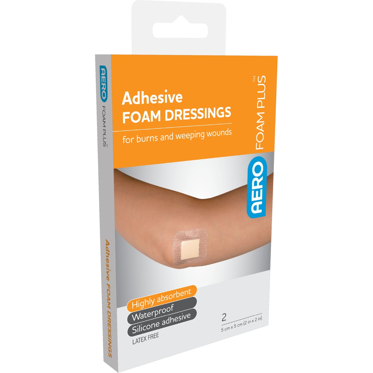 Leaky Wound Foam Dressings-Foam Wound Dressing-AERO-5 x 5cm-Assurance Training and Sales