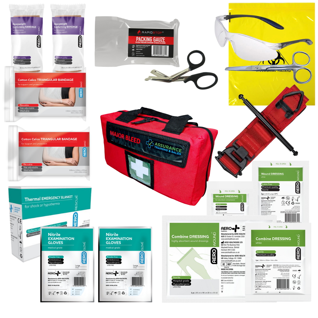 Major Bleed First Aid Kit-First Aid Kit Construction-Assurance Training and Sales-Assurance Training and Sales