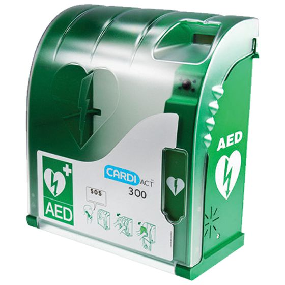 Outdoor Connect Secure Cabinet Defibrillator Cabinet-AED Cabinet-AERO-Assurance Training and Sales